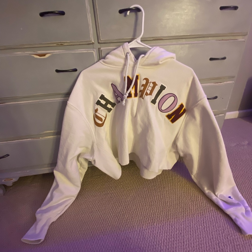 Champion cropped hoodie